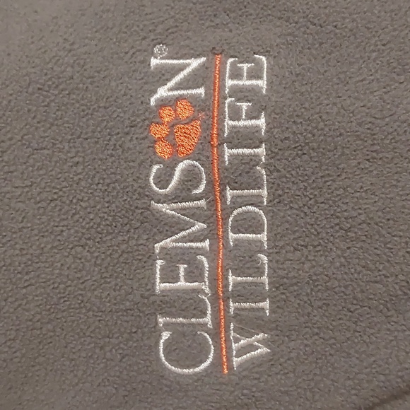 Clemson University Wildlife Quarter-Zip Fleece. Very Rare! - Picture 2 of 3